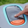 Robot cortacésped Gardena Silno Minimo 300 detalle panel de control